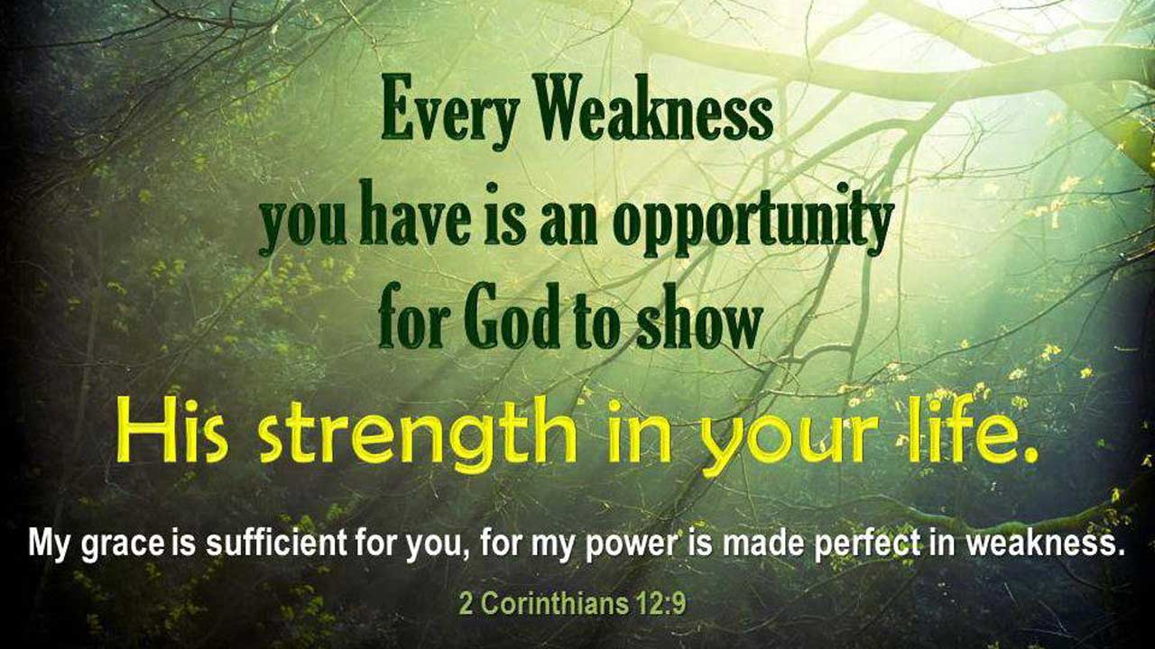 У часи слабкості