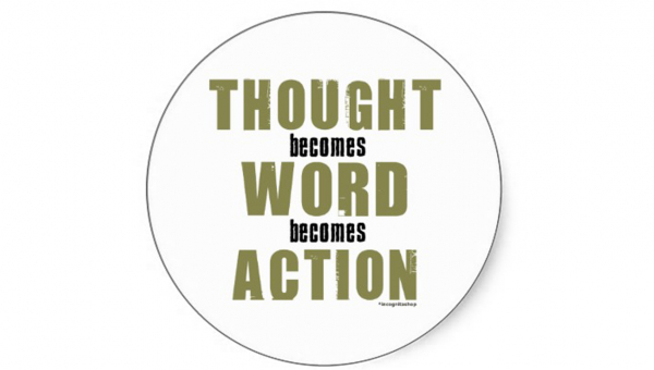 Від думки до слова до дії